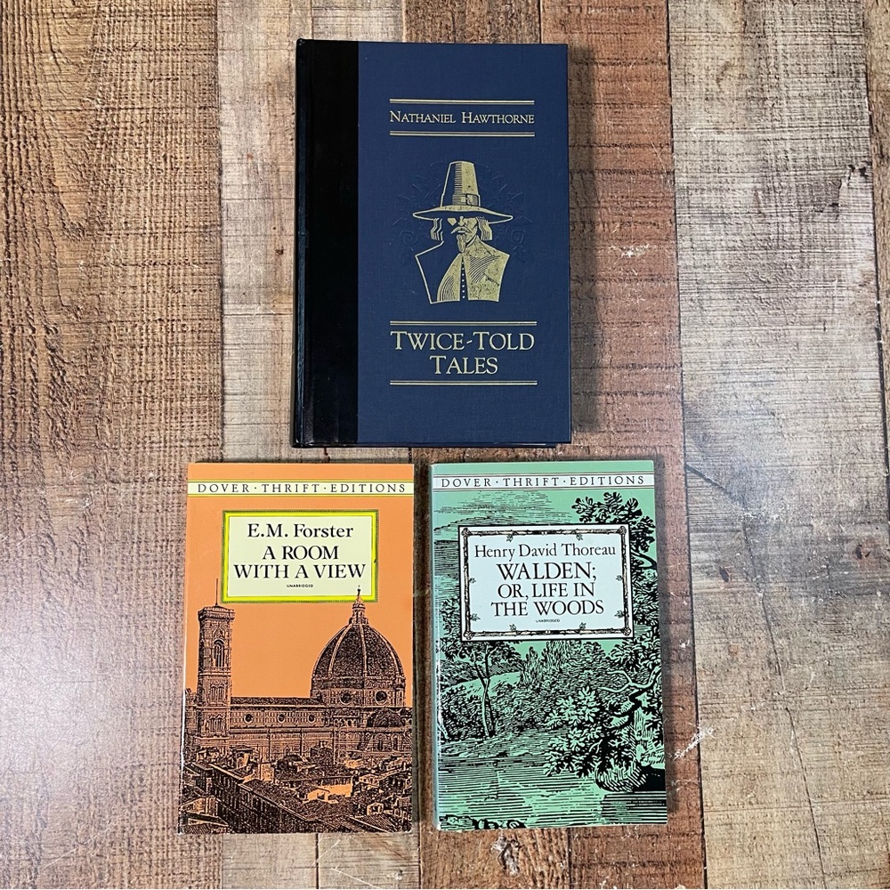 Classic Book Bundle Twice-Told Tales Nathaniel Hawthorne A Room With A View